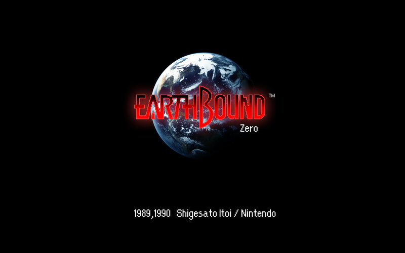 EarthBound Zero title screen