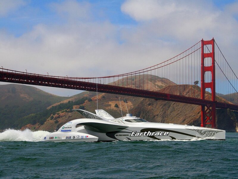 Earthrace Speedboat — White
