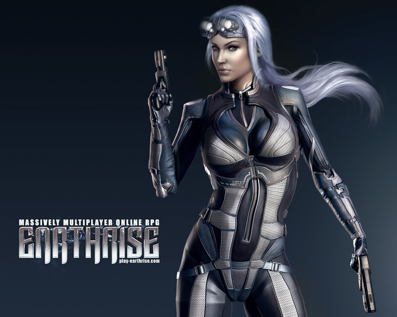 Earthrise female soldier character