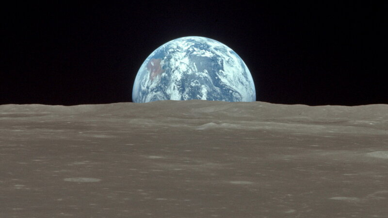 Earthrise from the Moon