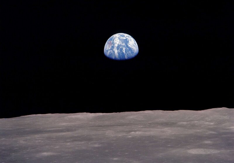 Earthrise from the Moon