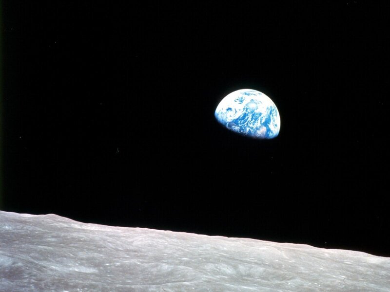 Earthrise from the Moon