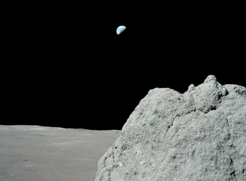 Earthrise from the Moon