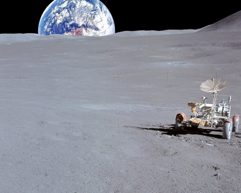 Earthrise from the Moon