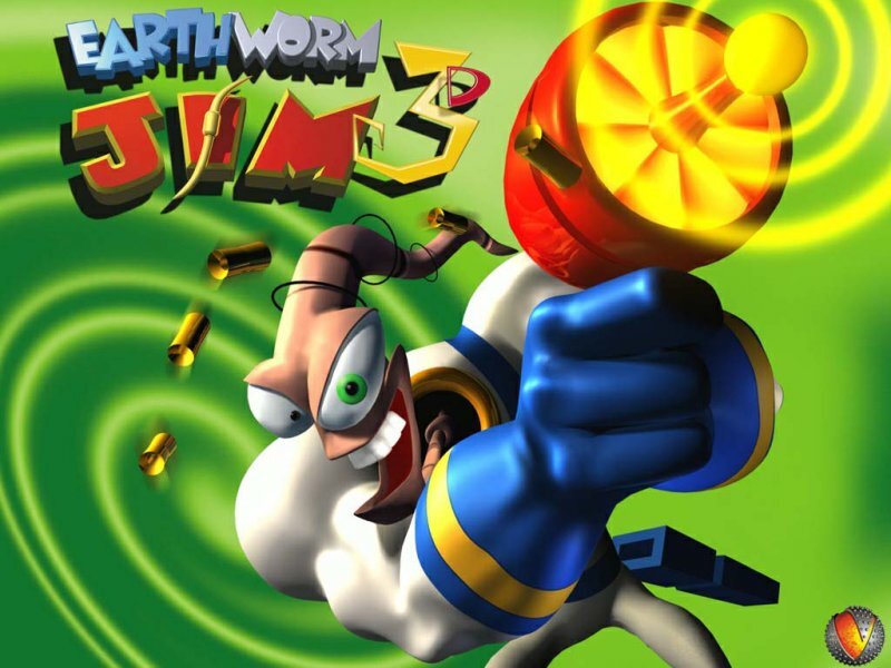 Earthworm Jim Character — Green
