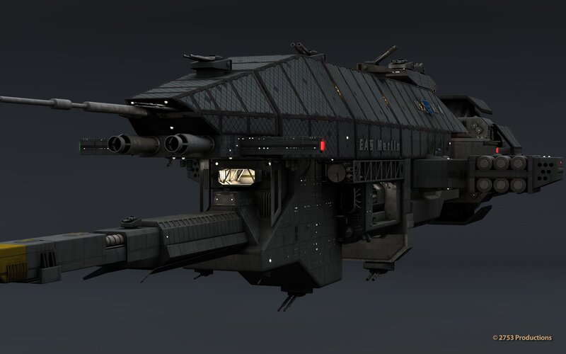 EAS Merlin spaceship