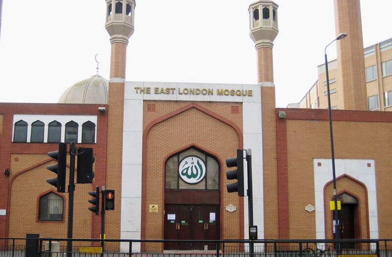 East London Mosque facade