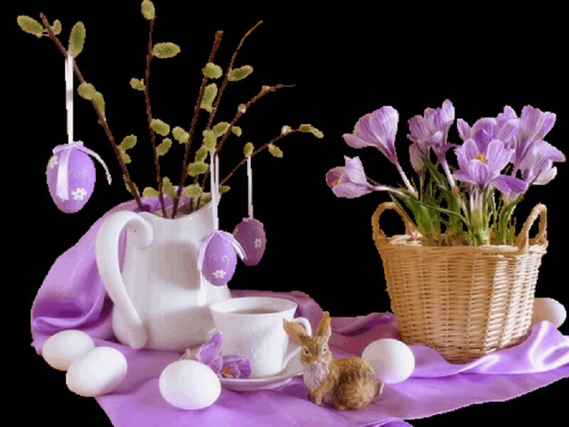 Easter Arrangement with Basket
