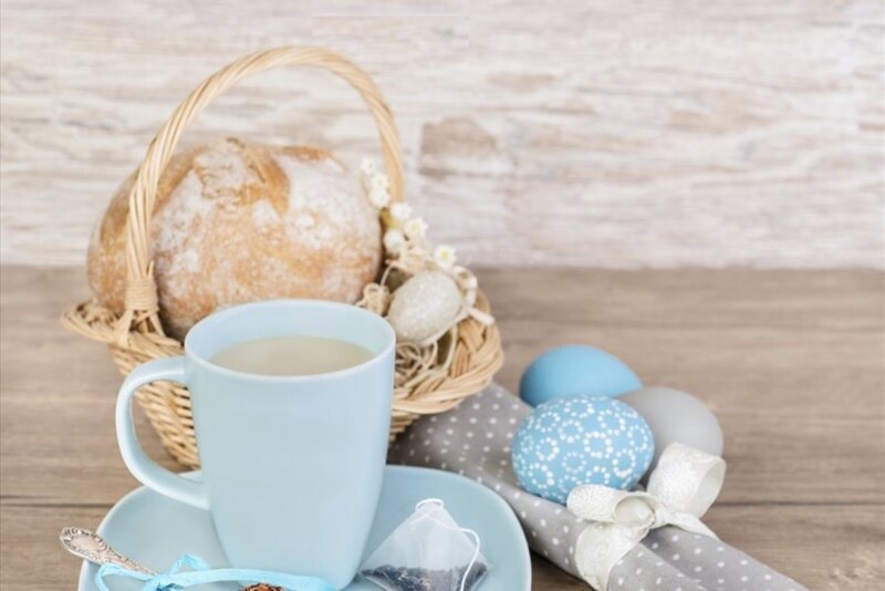 Easter Basket with Bread