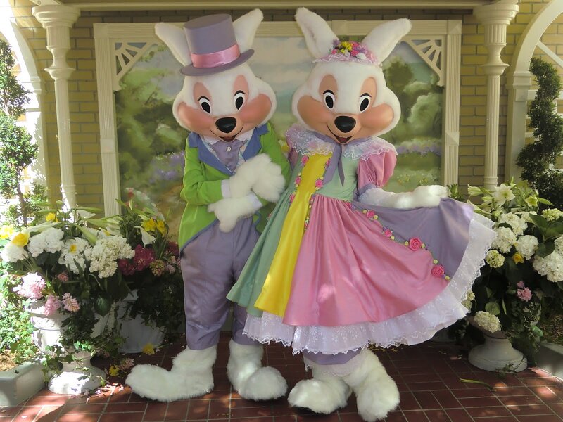 Easter Bunnies in Costumes