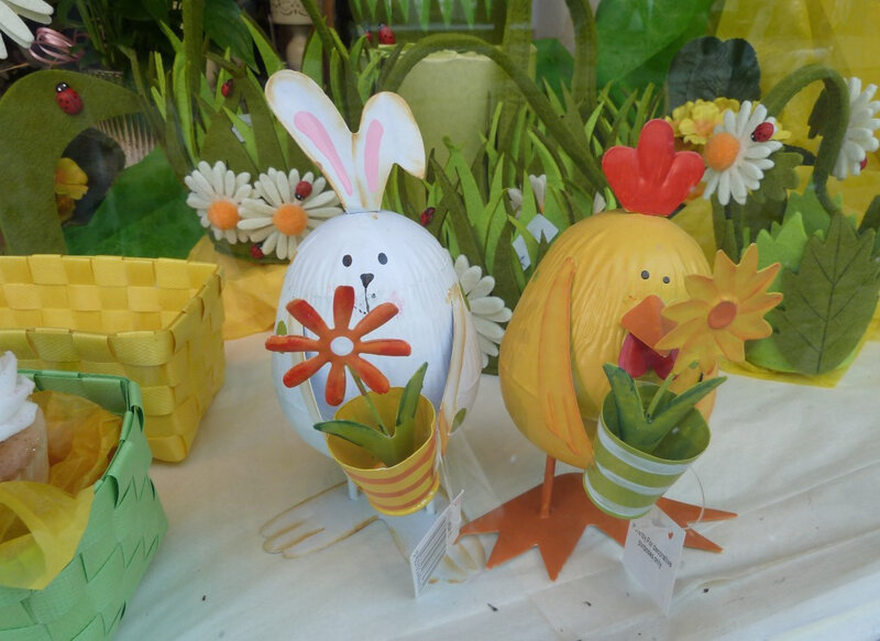 Easter Bunny and Chick Figures