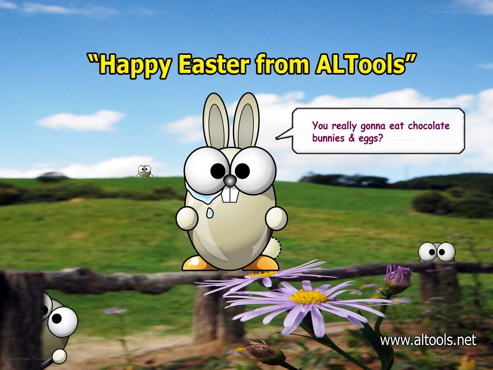 Easter bunny cartoon