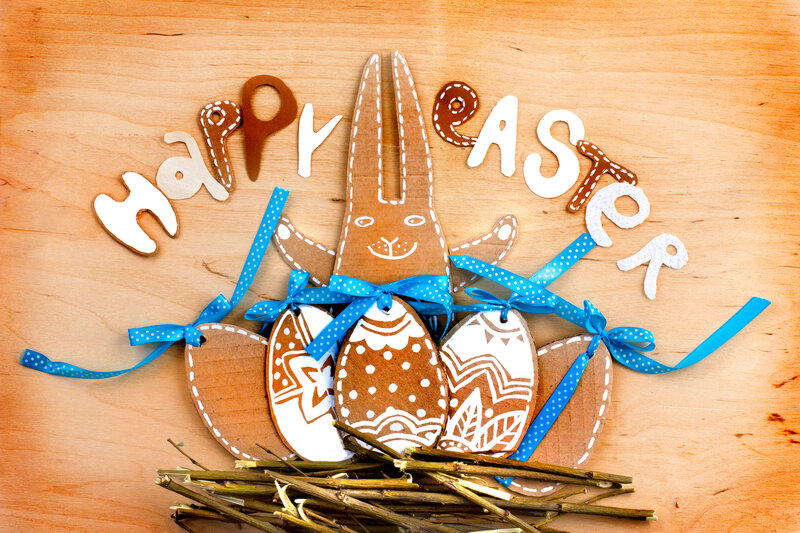 Easter Bunny Decoration — Brown