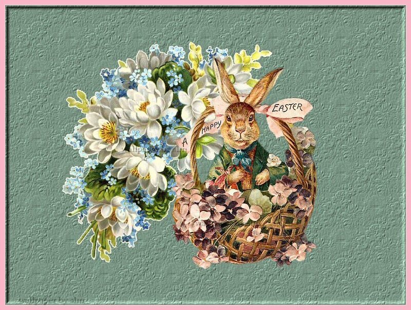 Easter Bunny in Basket