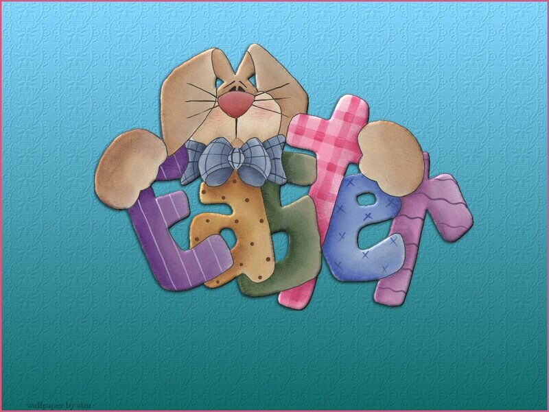 Easter Bunny with Letters
