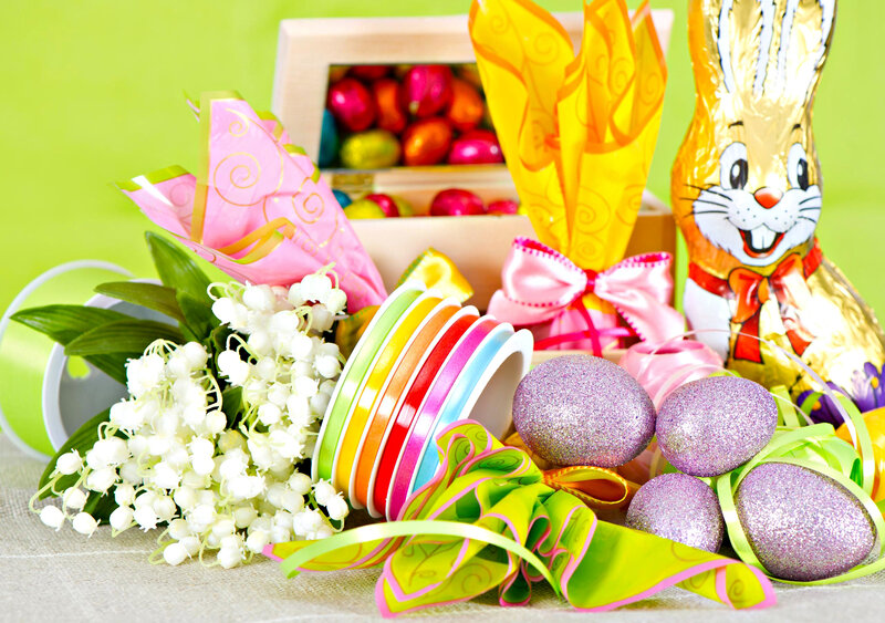 Easter Chocolate and Decorations