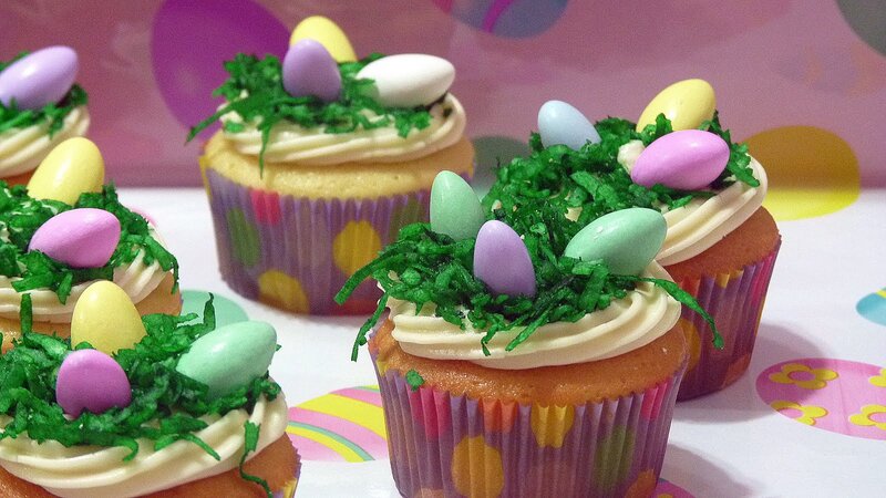 Easter Cupcakes — Pink