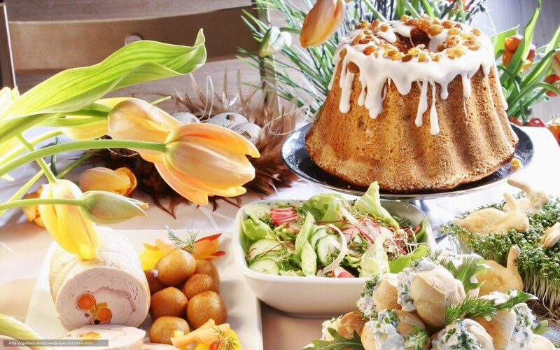 Easter Dessert Table