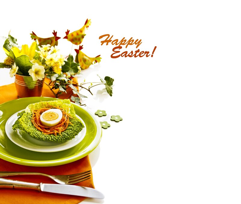 Easter Dinner Setting