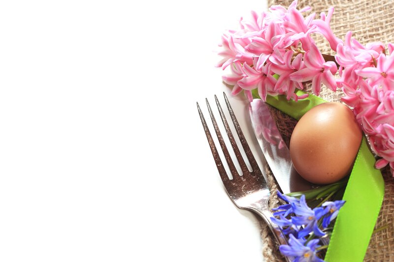 Easter Egg with Flowers — Pink, Serene