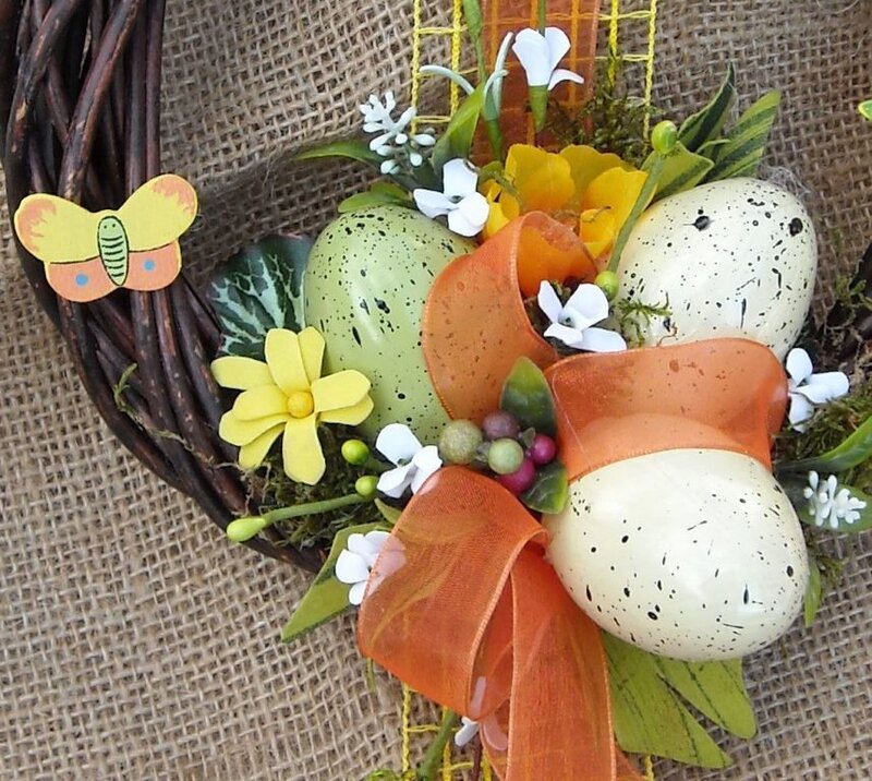 Easter Egg Wreath