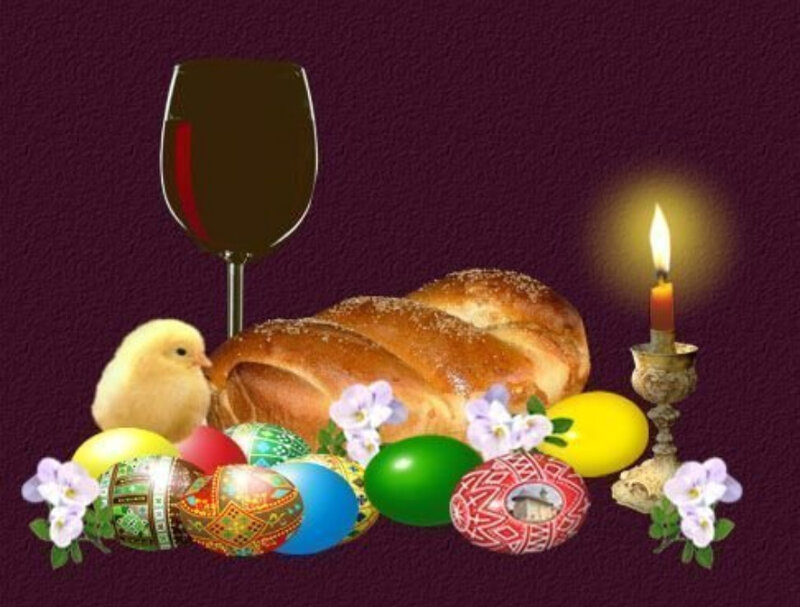 Easter Eggs and Bread