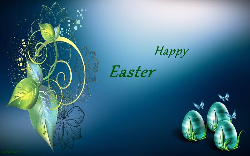 Easter Eggs and Butterflies