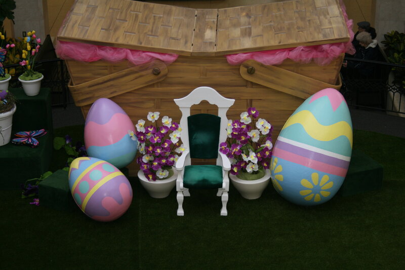 Easter Eggs and Chair
