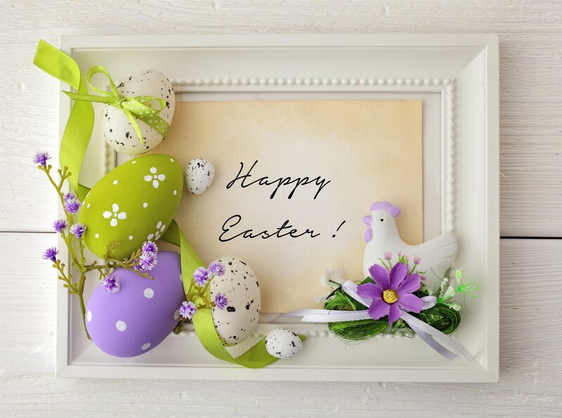 Easter Eggs in Frame
