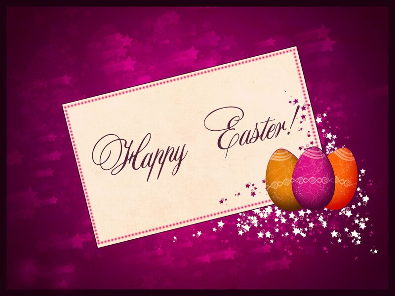 Easter Eggs on Card