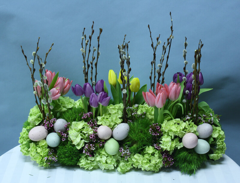 Easter Floral Arrangement — Green