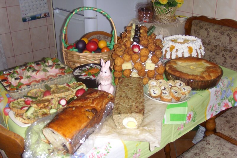 Easter Food Spread