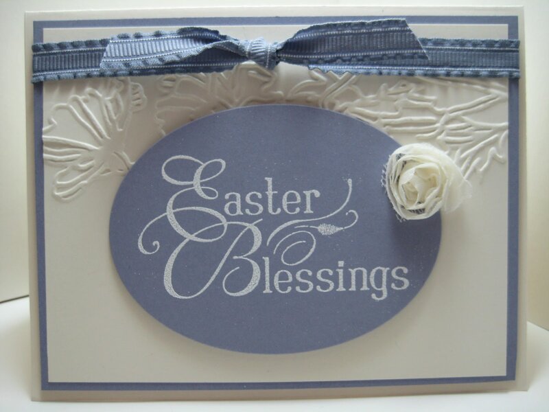 Easter Greeting Card — Blue