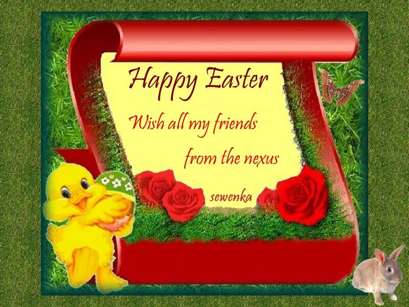 Easter Greeting Card — Green