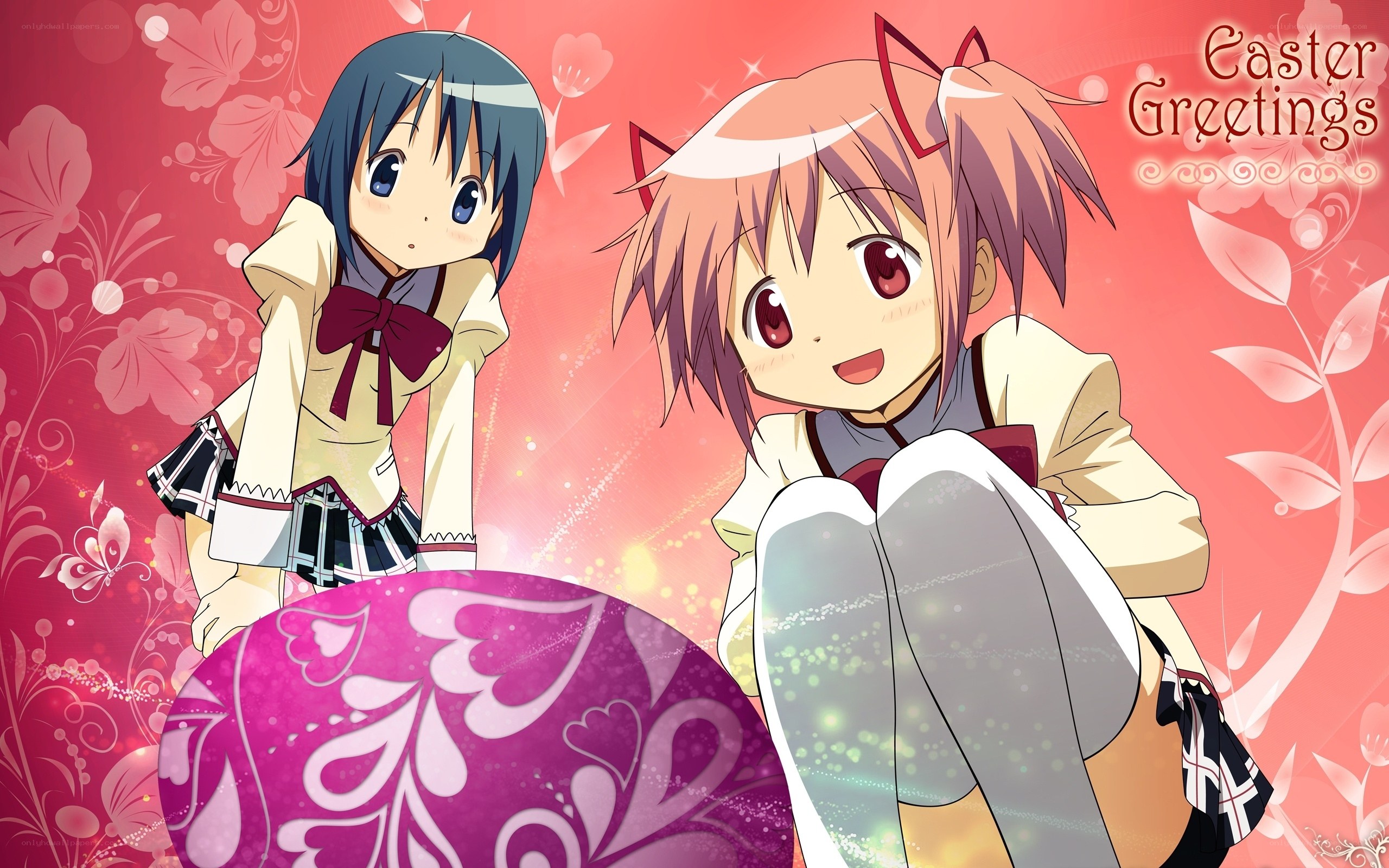 Easter Greetings from Anime Girls