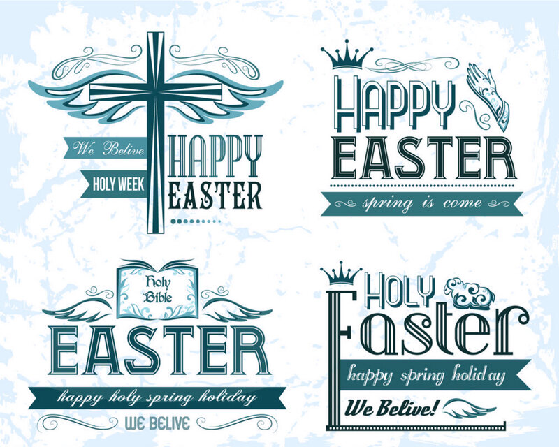 Easter Holiday Designs — Blue