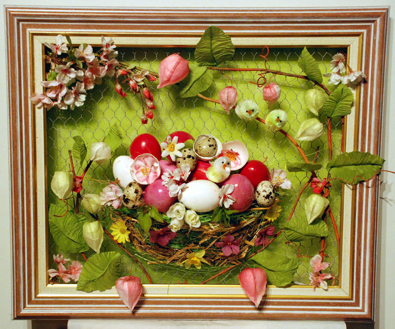 Easter Nest with Eggs