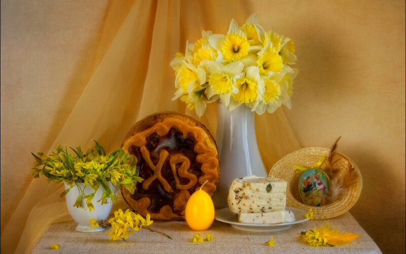 Easter Still Life — Yellow