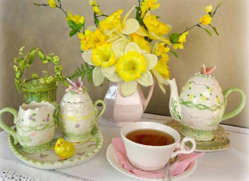 Easter Tea Set