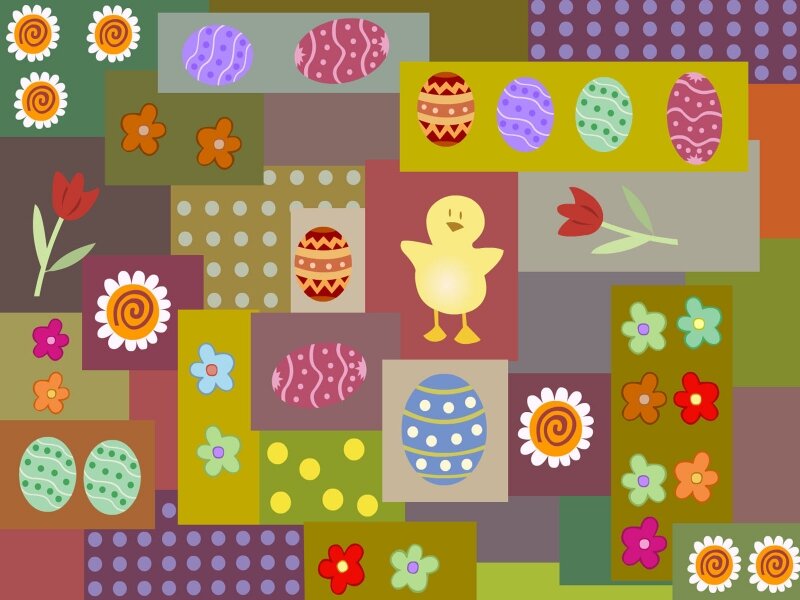 Easter-themed Patchwork