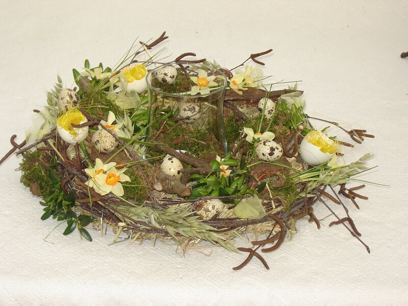 Easter Wreath with Eggs