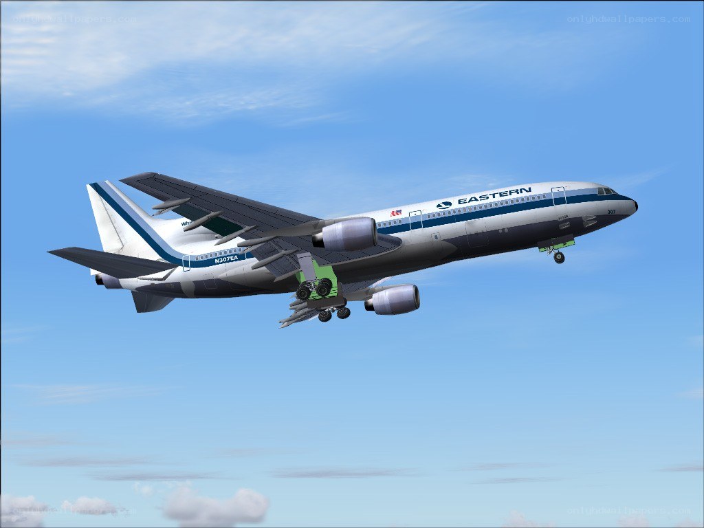 Eastern Airlines aircraft in flight