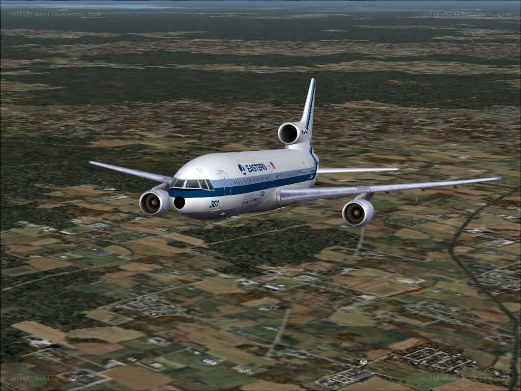 Eastern Airlines DC-10 in flight