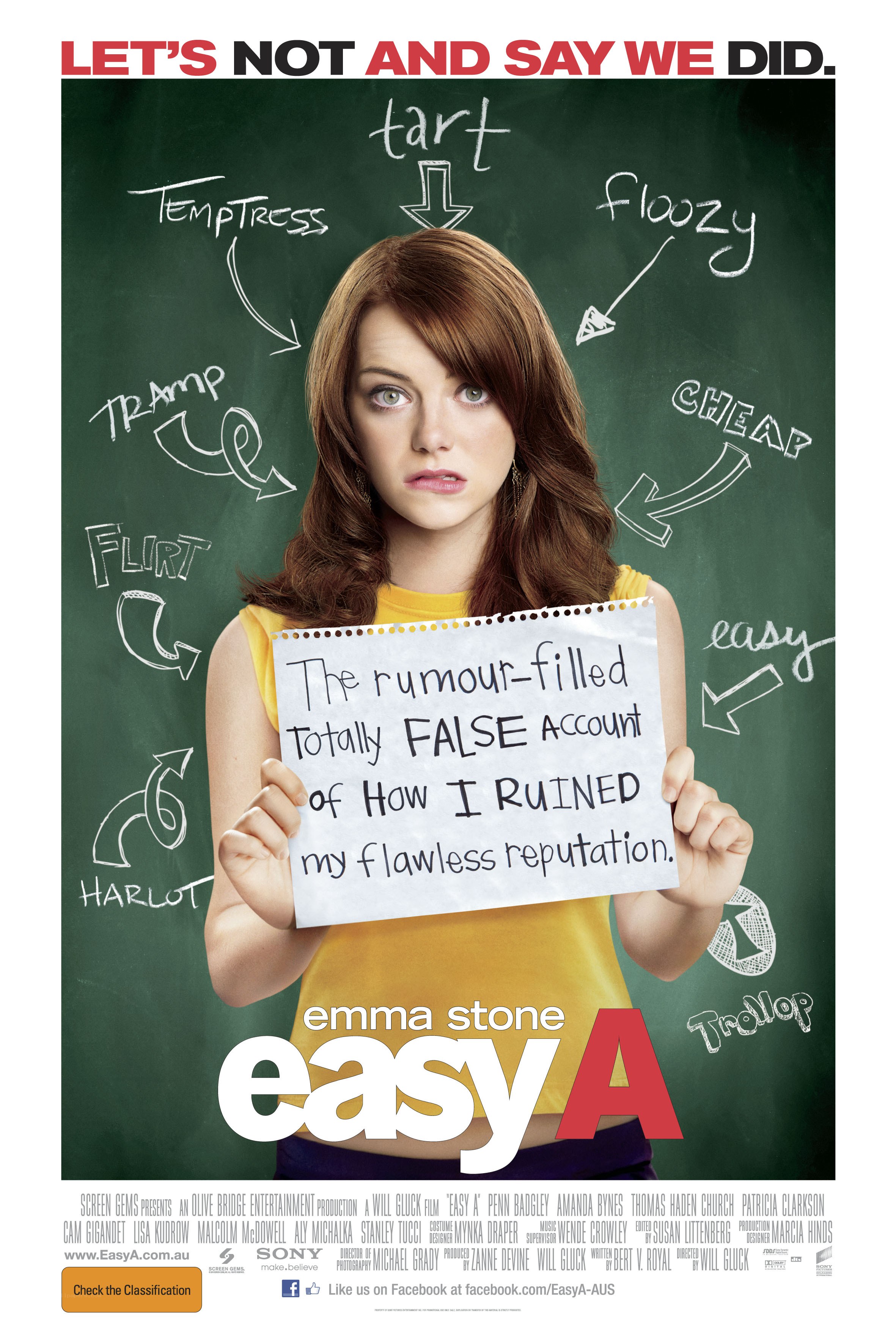 Easy A movie poster