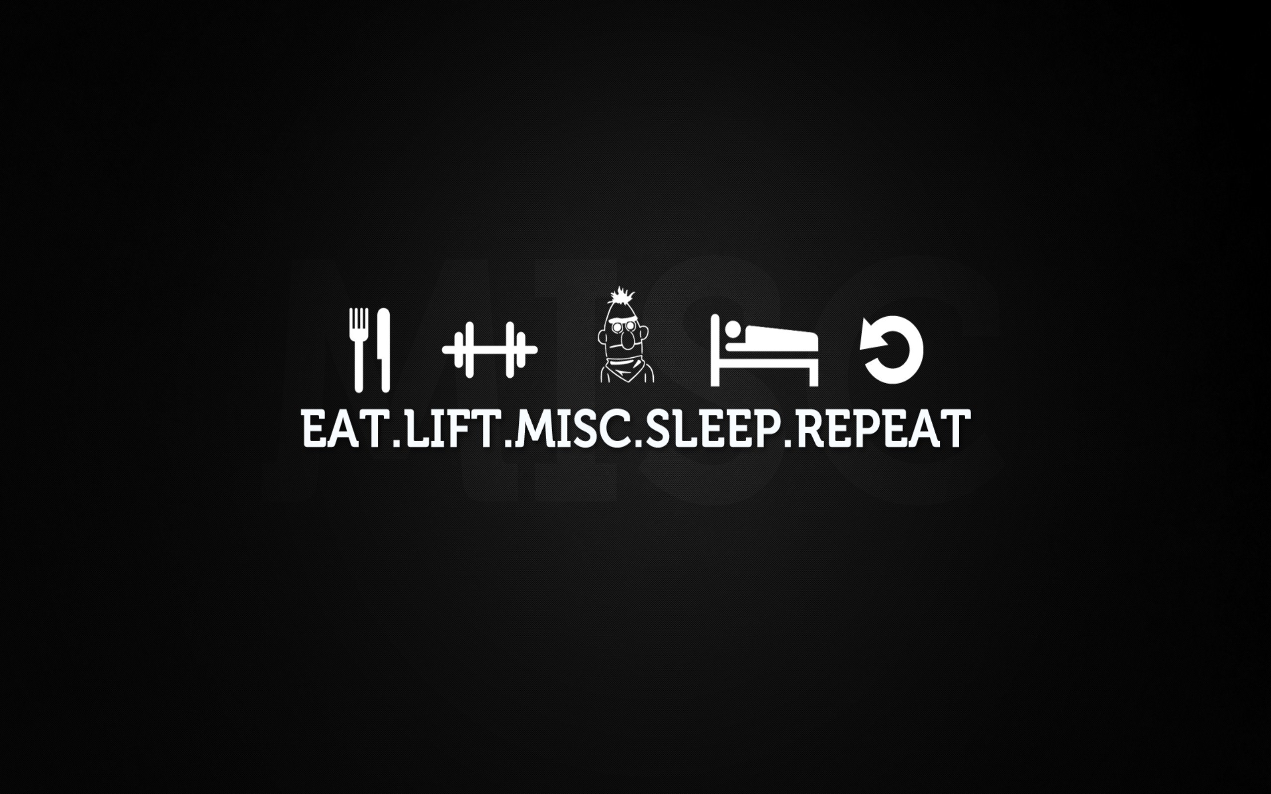 eat lift misc sleep repeat