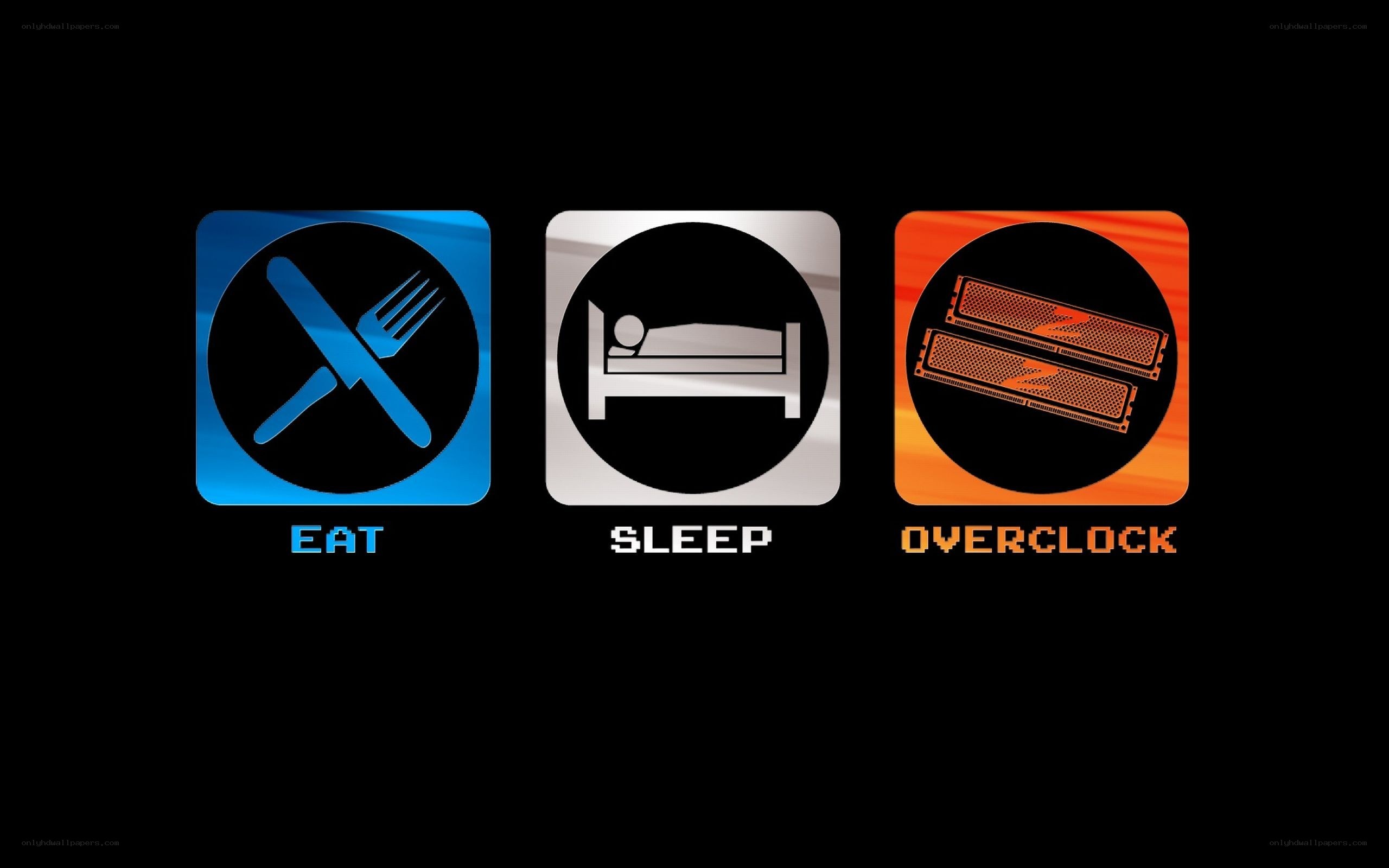 eat sleep overclock