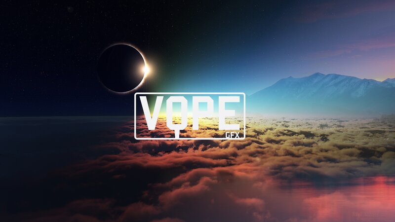Eclipse over Clouds