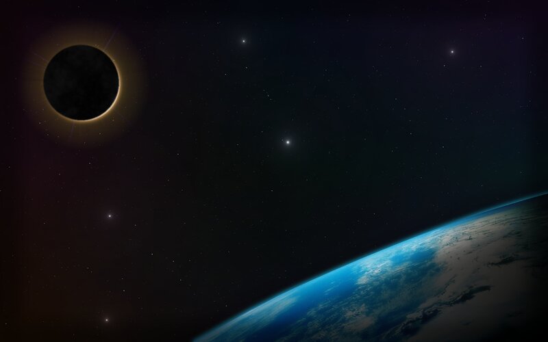 Eclipse over Earth
