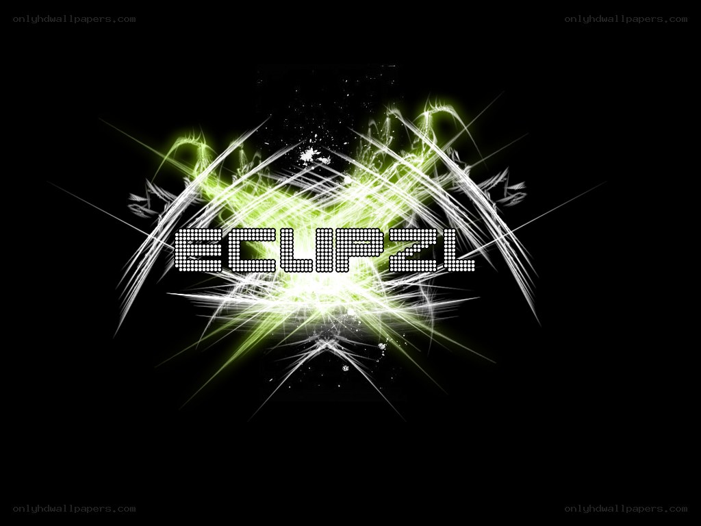 Eclipz logo with neon effects