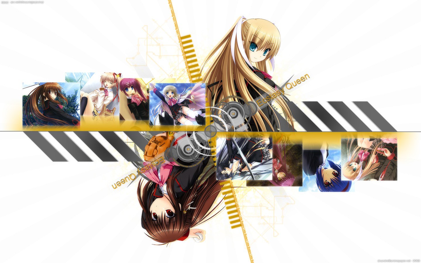 Ecstasy Queen anime collage